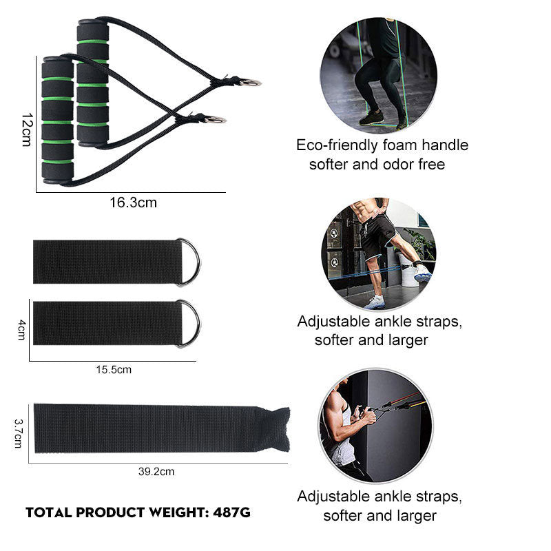 Pull Rope Elastic Rope Strength Training Set - GoVital Co.