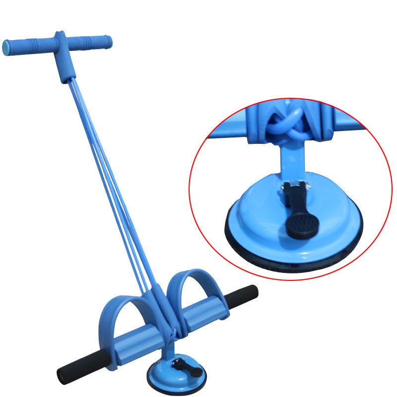 4 Tubes Latex Foot Elastic Pull Rope Expander Pedal Resistance Band - GoVital Co.