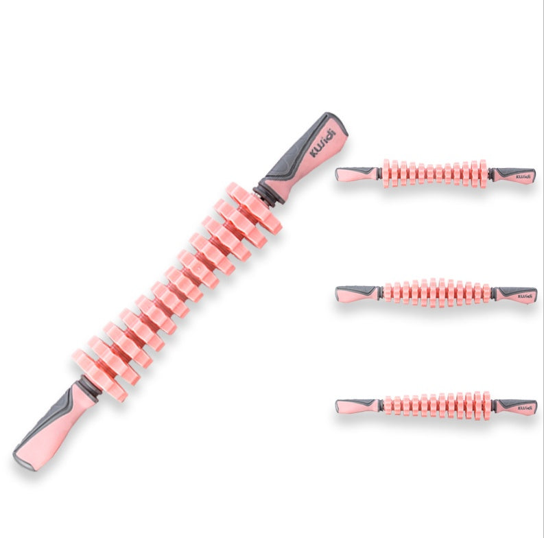 Multifunctional Muscle Massager Relaxation Roller Ring Clamp Yoga Body Shaping 4 Wheels Fitness Device for Sports - GoVital Co.