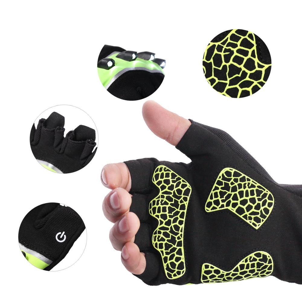 Fingerless Outdoor Sports Bike Lighting Gloves - GoVital Co.