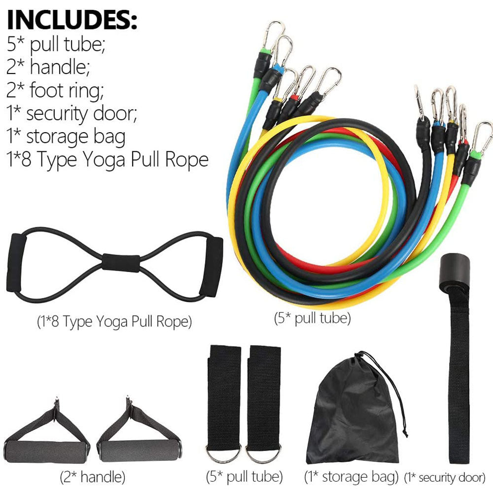 Rally Rope Set 11 Piece Set Rally Resistance Bands - GoVital Co.