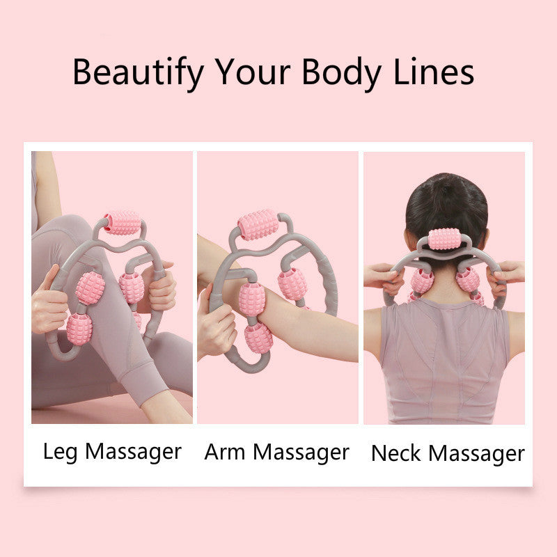 U Shape Trigger Point Massage Roller Full Body Massage Tool - GoVital Co.