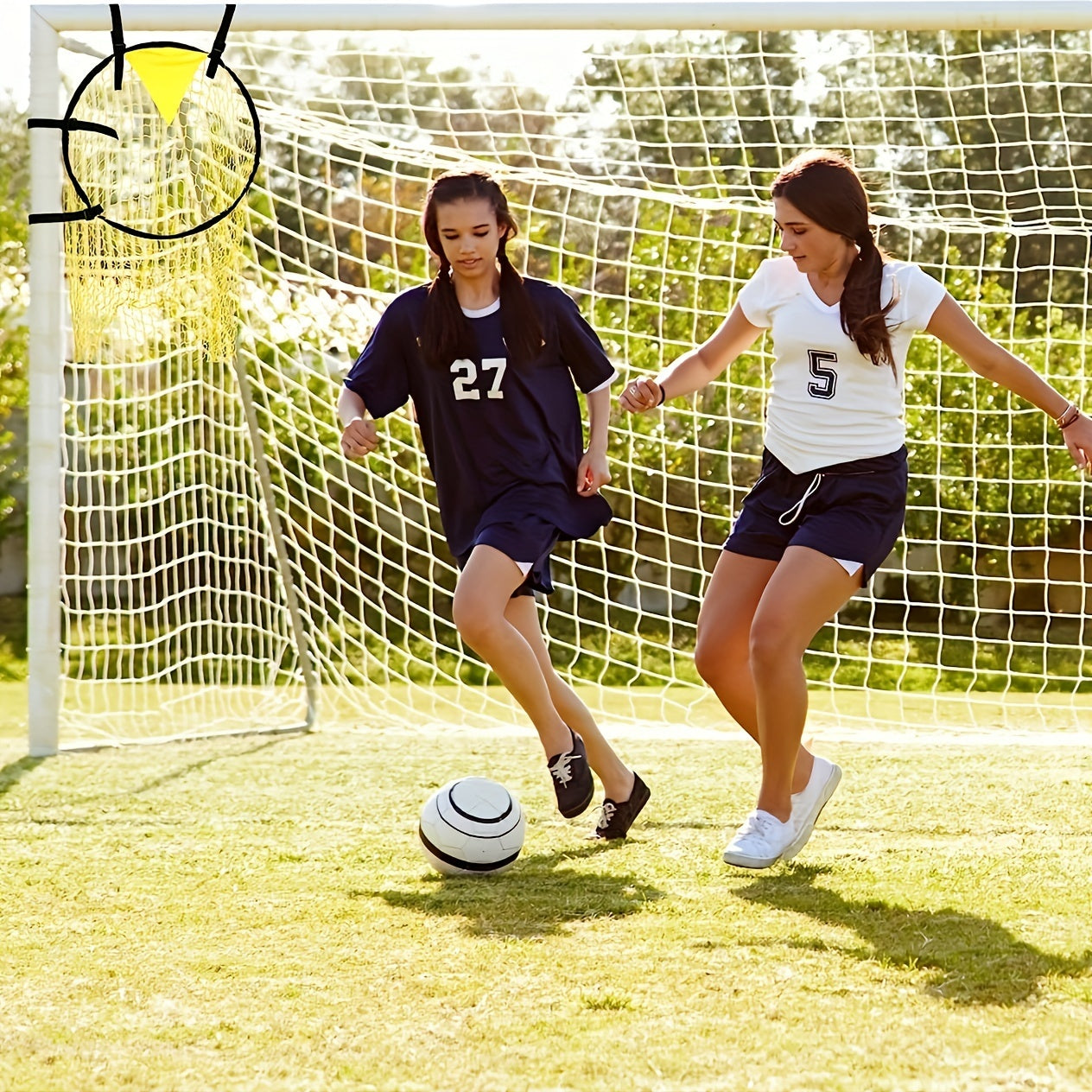 Soccer Training Goal Net Portable Sports Soccer Goal Practice Throwing Training Soccer Net - GoVital Co.