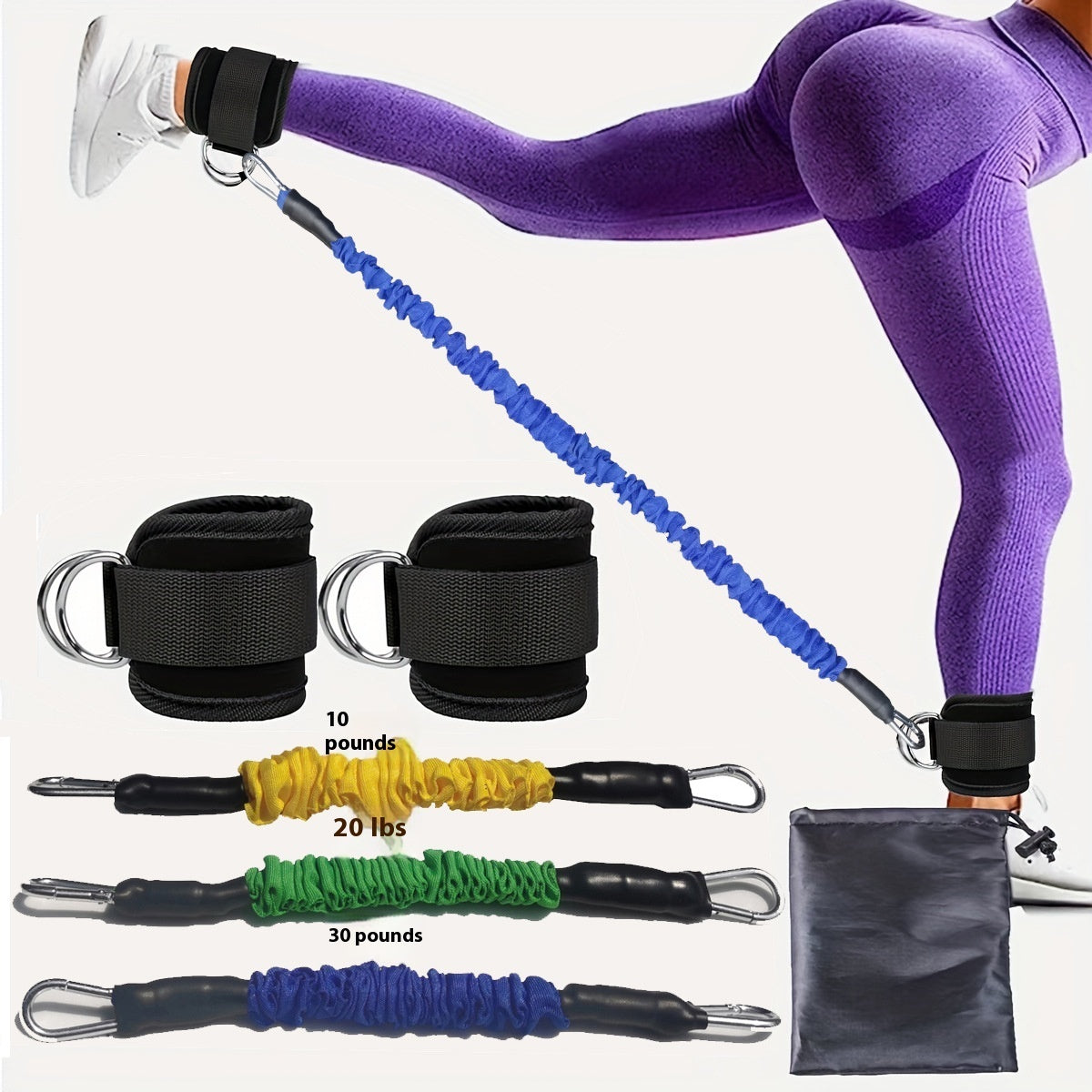 Ankle Strap Resistance Bands - GoVital Co.