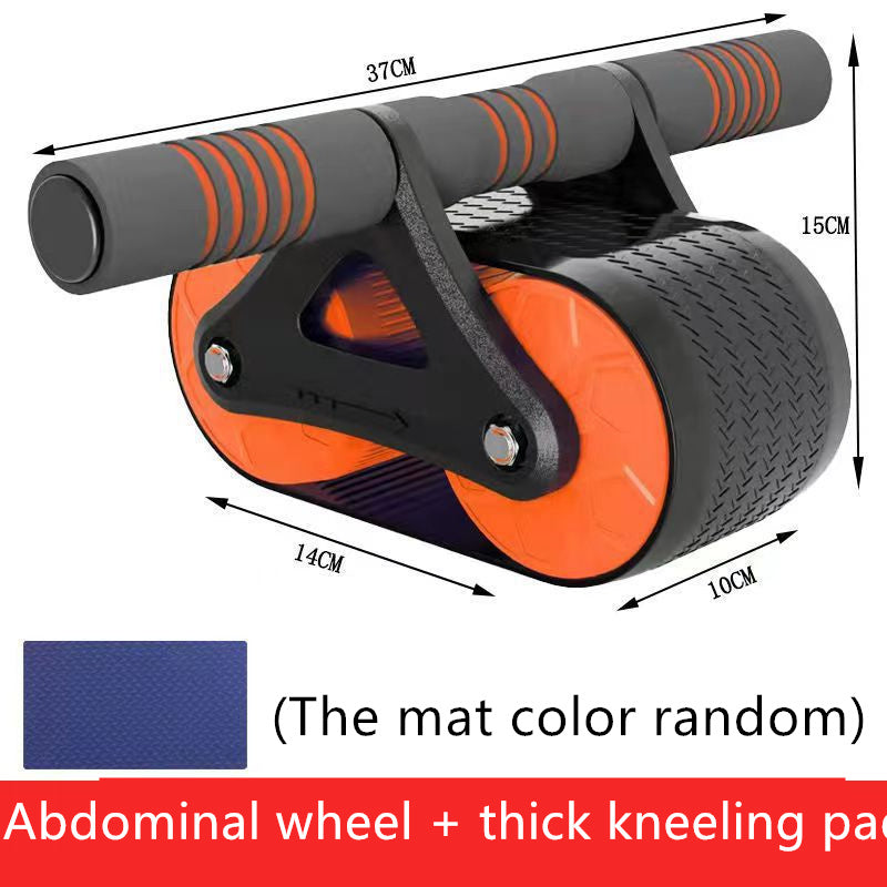 Double Wheel Abdominal Exerciser Women Men Automatic Rebound Ab Wheel Roller - GoVital Co.
