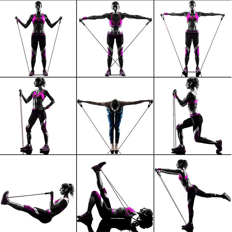 Pull Rope Elastic Rope Strength Training Set - GoVital Co.