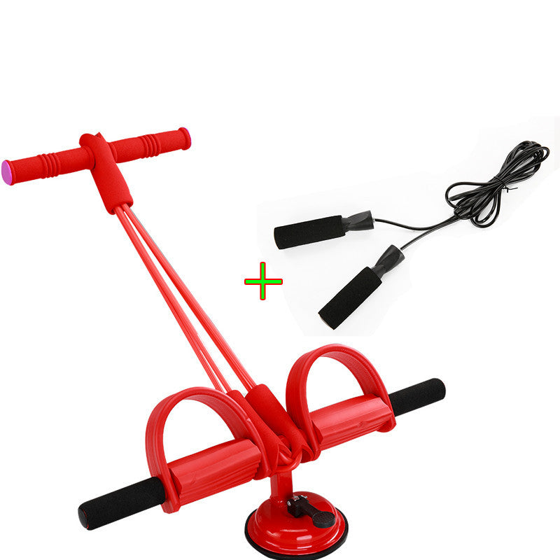 4 Tubes Latex Foot Elastic Pull Rope Expander Pedal Resistance Band - GoVital Co.