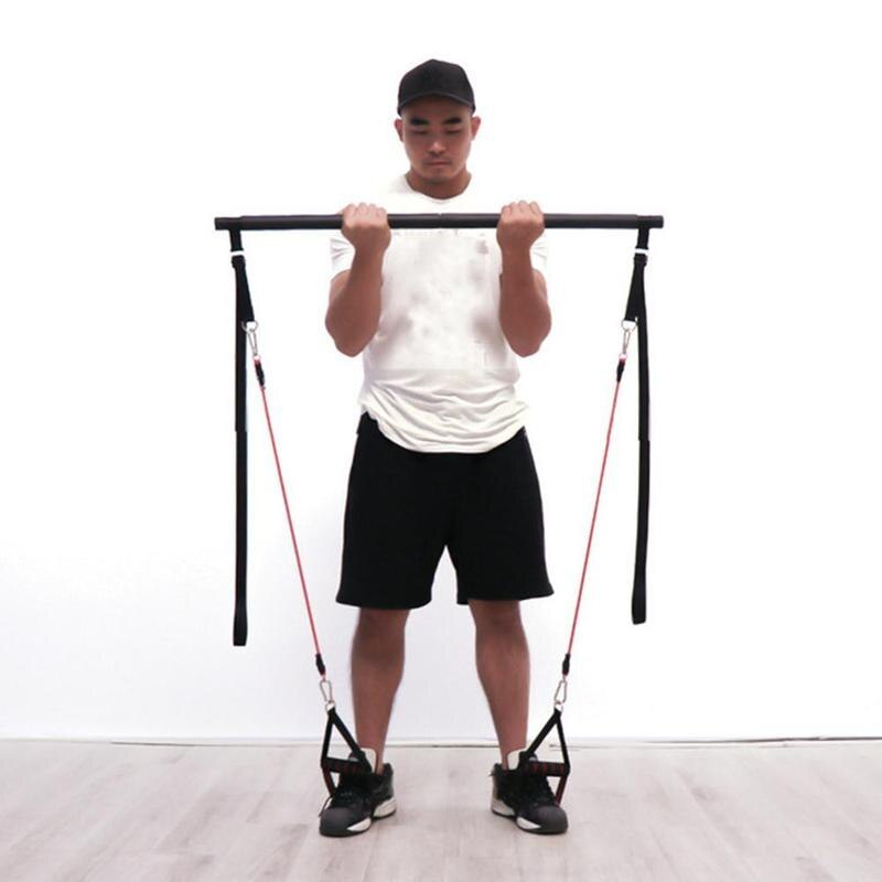 Portable Home Gym Workout Equipment Perfect Stretched Fusion Exercise Bar And Bands - GoVital Co.