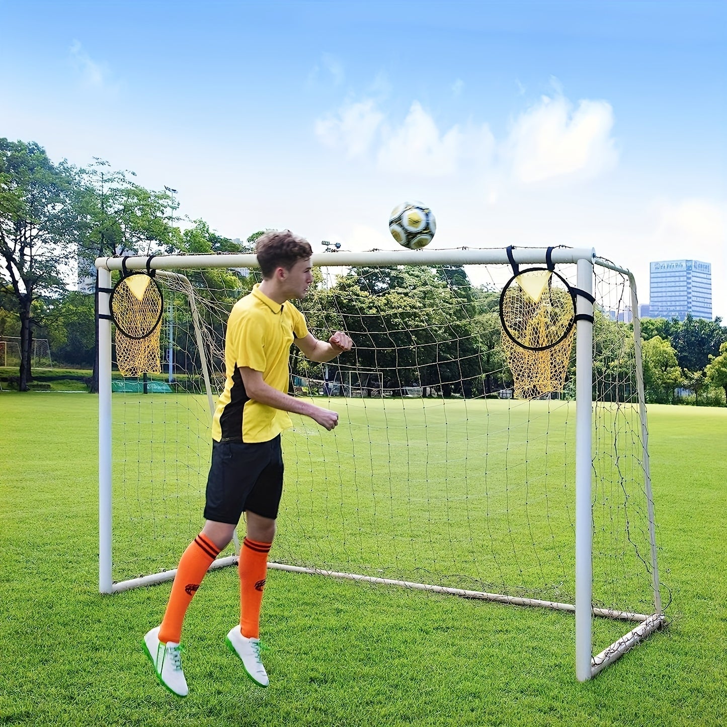 Soccer Training Goal Net Portable Sports Soccer Goal Practice Throwing Training Soccer Net - GoVital Co.