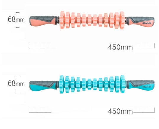 Multifunctional Muscle Massager Relaxation Roller Ring Clamp Yoga Body Shaping 4 Wheels Fitness Device for Sports - GoVital Co.