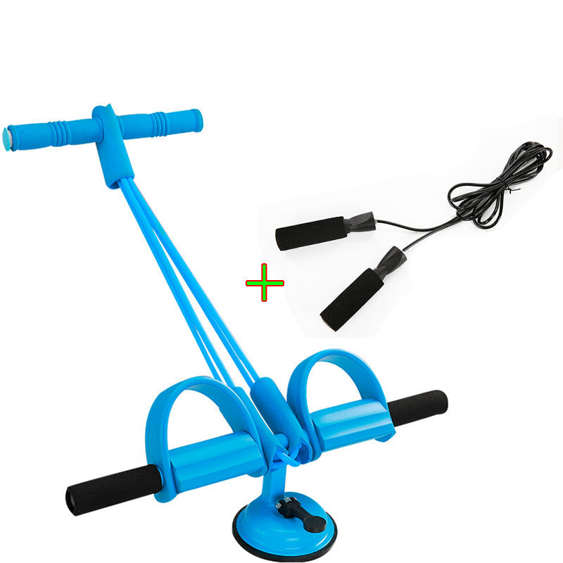 4 Tubes Latex Foot Elastic Pull Rope Expander Pedal Resistance Band - GoVital Co.