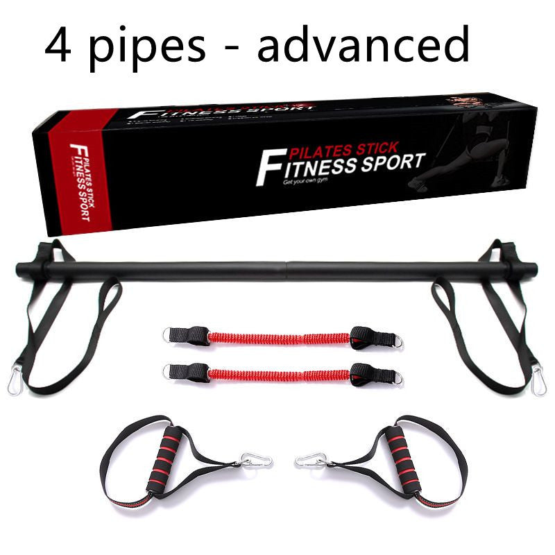 Portable Home Gym Workout Equipment Perfect Stretched Fusion Exercise Bar And Bands - GoVital Co.