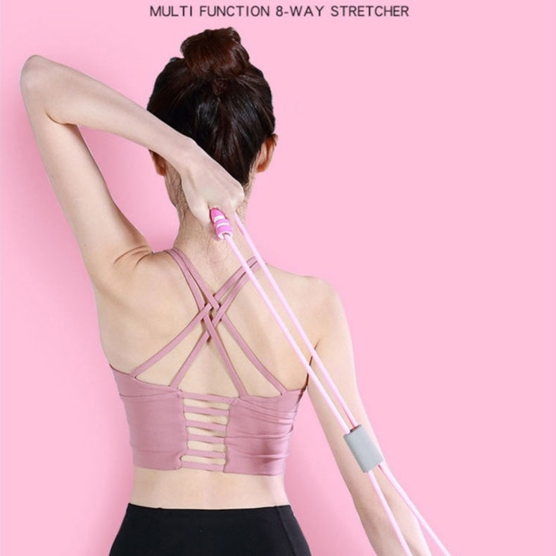 Eight-Shaped Elastic Rope Stretch Belt Exercise Arm Fitness Equipment - GoVital Co.