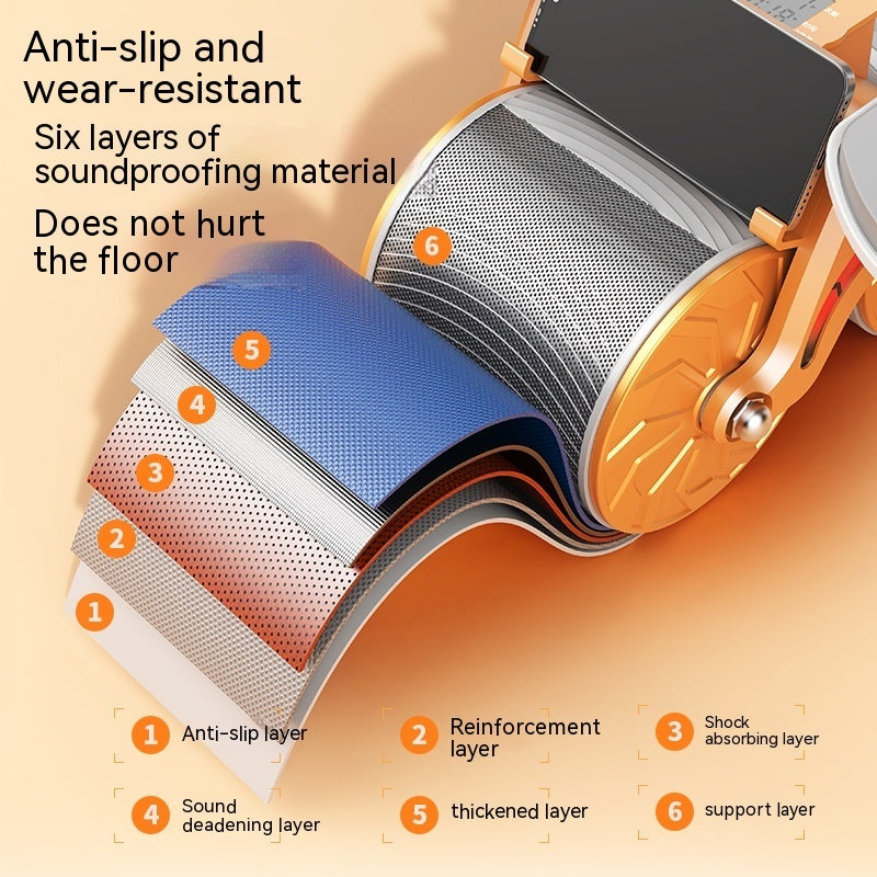 Abdominal Wheel Automatic Rebound Belly Contracting And Abdominal Rolling Exercise - GoVital Co.