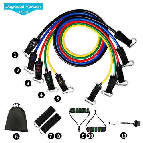 Pull Rope Elastic Rope Strength Training Set - GoVital Co.