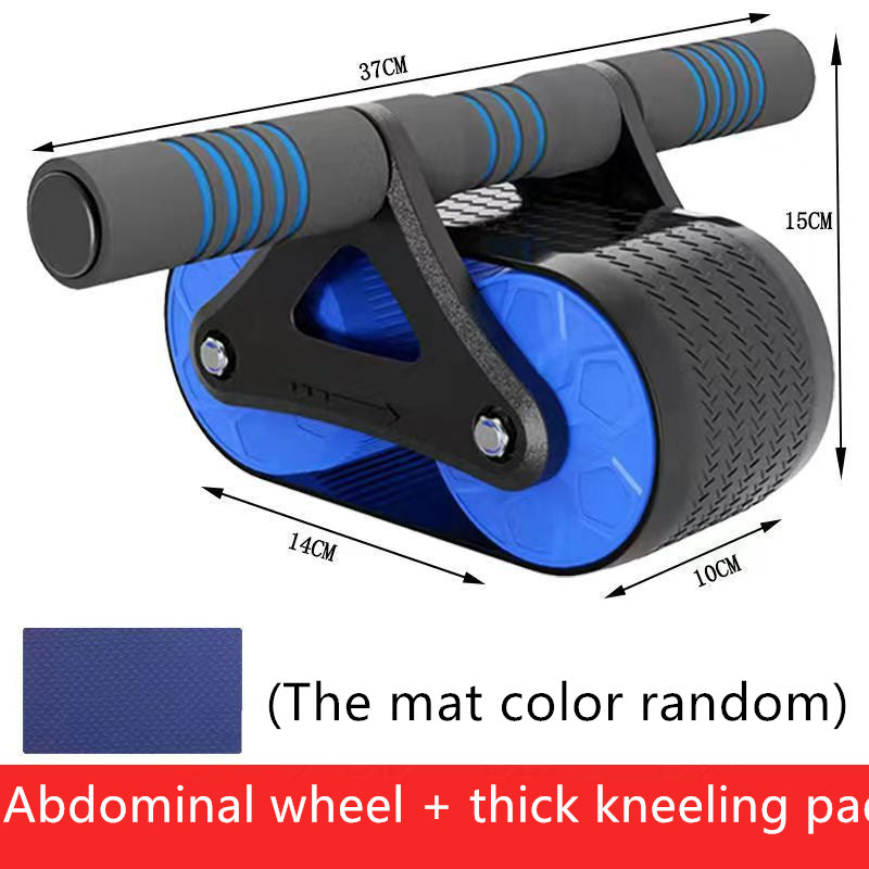Double Wheel Abdominal Exerciser Women Men Automatic Rebound Ab Wheel Roller - GoVital Co.
