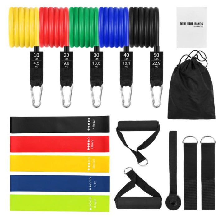 Rally Rope Set 11 Piece Set Rally Resistance Bands - GoVital Co.