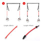 Body Workout Trainer Bar with Resistance Bands Rubber Buckles - GoVital Co.