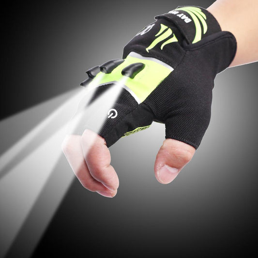 Fingerless Outdoor Sports Bike Lighting Gloves - GoVital Co.