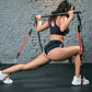 Body Workout Trainer Bar with Resistance Bands Rubber Buckles - GoVital Co.
