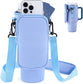 Slok Water Bottle Carrier Bag For Outdoor Walking Hiking Travelling Sports-Blue Purple - GoVital Co.