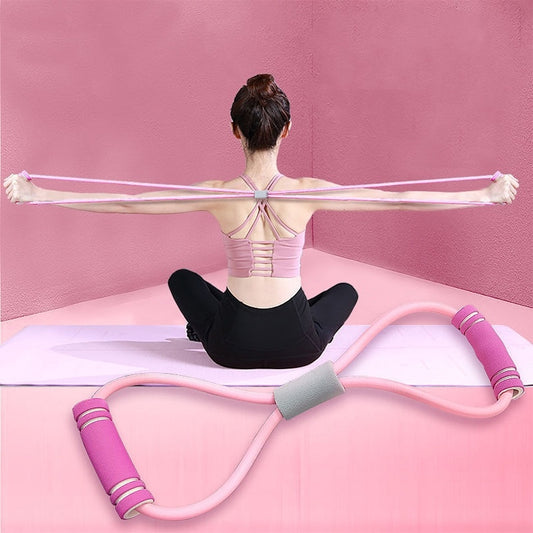 Eight-Shaped Elastic Rope Stretch Belt Exercise Arm Fitness Equipment - GoVital Co.