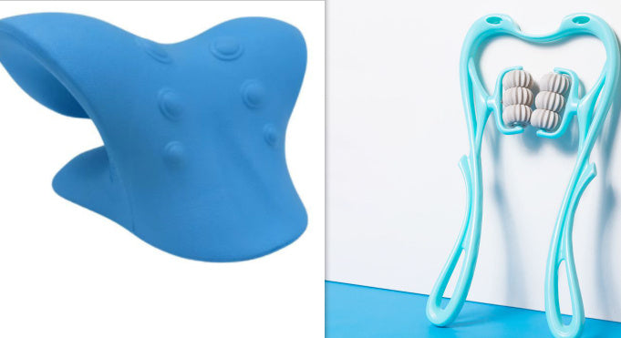 Multifunctional Manual Six-wheel Neck Massager Massage Relieve Roller Massage Tool - GoVital Co.