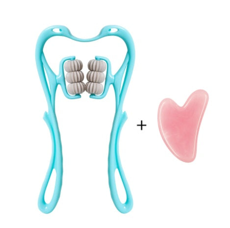 Multifunctional Manual Six-wheel Neck Massager Massage Relieve Roller Massage Tool - GoVital Co.