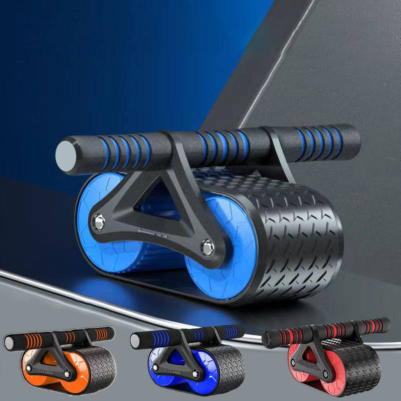 Double Wheel Abdominal Exerciser Women Men Automatic Rebound Ab Wheel Roller - GoVital Co.