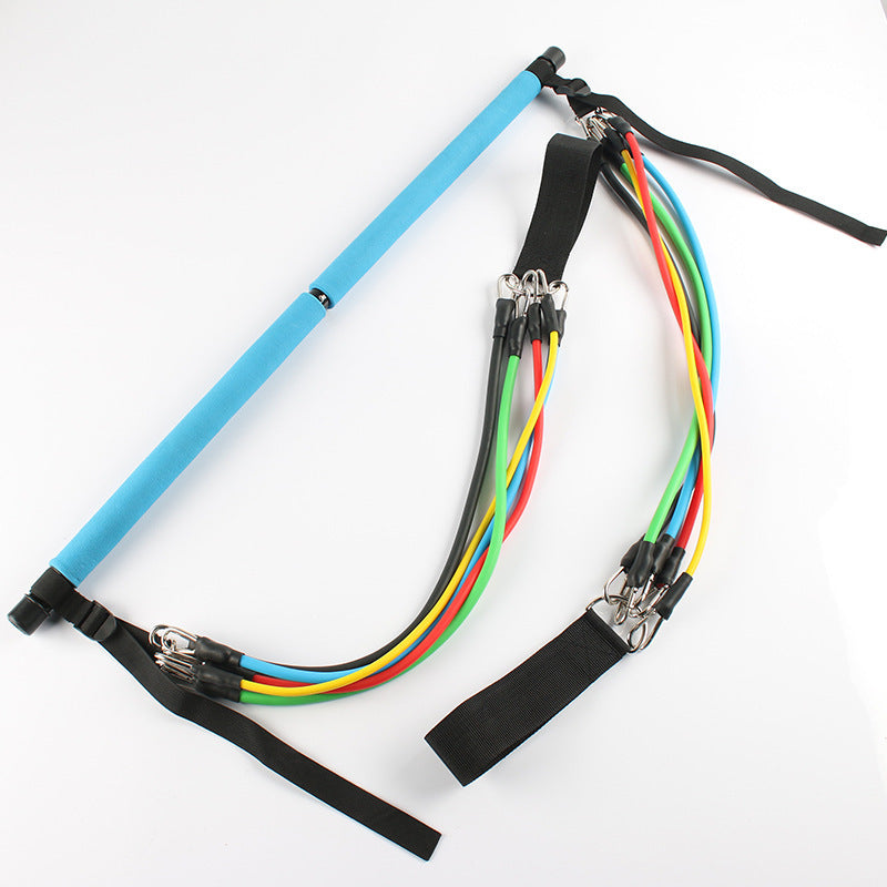 Fitness Yoga Pilates Bar Portable Gym Accessories Sport Elastic Bodybuilding Resistance Bands - GoVital Co.