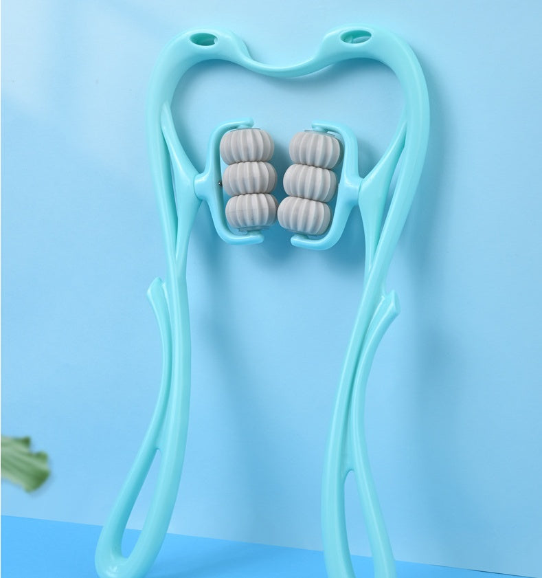Multifunctional Manual Six-wheel Neck Massager Massage Relieve Roller Massage Tool - GoVital Co.