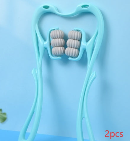 Multifunctional Manual Six-wheel Neck Massager Massage Relieve Roller Massage Tool - GoVital Co.
